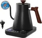 Electric Gooseneck Kettle 0.9L, LCD Temperature Control Display, 1200W Fast Heat