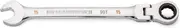Gearwrench 86715 90-Tooth 12 Point Flex Head Ratcheting Combination Wrench, 15 mm