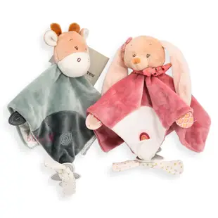 Nattou 絨毛動物造型安撫玩偶 (30cm) 安撫玩具 寶寶玩具 嬰兒玩具 絨毛玩偶 安撫巾
