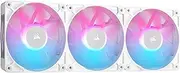 CORSAIR iCUE Link RX120 RGB 120mm PWM Fans with iCUE Link System Hub - Magnetic Dome Bearing - Triple Pack - White