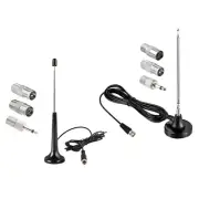 DAB FM Antennas High Gains 75ohm FM Telescopic Antennas Indoor FM Radio Antennas