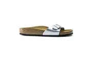 Birkenstock Madrid Birko-Flor Sandals - Regular - Silver