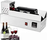 Commercial Wine Capsule Heat Shrinker, 600W Electric PVC Capsule Shrinking Machine, Stepless Temperature Adjustment, Digital Display, for Max Diameter 80mm PVC Capsules
