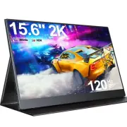 120Hz Gaming Monitor 2K Portable Monitor Mini HDMI Type C VESA For PC Laptop