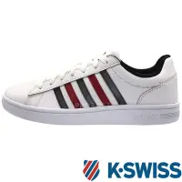 在飛比找Yahoo!奇摩拍賣優惠-K-SWISS 96154-149 白×黑×紅 Court 