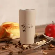 Kirby Cafe Exclusive Stainless Steel Tumbler Beige Nintendo Japan Limited
