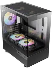 Antec CX200M RGB Elite, mATX, 270 degrees view, USB 3.0 x 2, Audio I/O Bottom. Mesh front and bottom. Clear Glass View, 5x RGB Fans. Gaming Case CX200M Elite Black