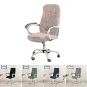 Office Chair Cover Computer Swivel Chair Seat Cover Elastic Desk Chair Seat Cover Universal Navy M