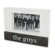 Mud Pie 4 x 6 Wedding Block Frame, The Guys