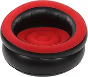 Inflatable Couch, Inflatable Lazy Sofa, Flocking Air Sofa, Portable Inflatable Chair to Living Room Bedroom Readings Room Offices Balcony Travel /150(Red)