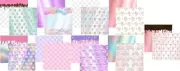 Unicorn Cakes Scrapbook Papers Set 12x12 - 9 Sheets