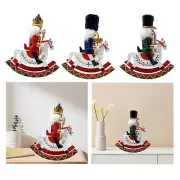 Wooden Christmas Nutcracker Christmas Decor for Shelf Holiday Birthday Gifts