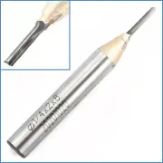 2mm x 8mm CNC Straight Router Bit 1/4" Shank Woodworking Engraving Tool End Mill