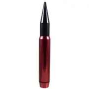 Anti-Theft Red Vulcan Black Tip Billet Stubby Short Stubby 7" Antenna For Toyota (for: Toyota)