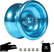 Yomega Maverick - Professional Aluminum Metal Yoyo for Kids and Beginners wit...
