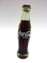 VINTAGE Mini COCA-COLA GLASS BOTTLE 3-inch Collectible Retro MINI Coke Glass