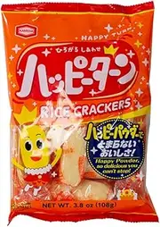Kameda Happy Turn Senbei Rice Crackers 108 g