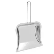 Mini Stainless Steel Dustpan with Long Handle , Metal Shovel Pan Fireplace Dust
