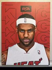 PSA MAGAZINE JULY 2024 LEBRON JAMES MIAMI HEAT RED COVER VOLUME 31 BRAND NEW