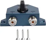 Radio Antenna Switch, Two-Position Coaxial Switch Converter Adapter, Plug and Play, 1.8-600MHz Frequency Antenna Switch for CA‑201 Antenna