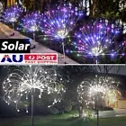 SALE - 60-200LED Solar Firework Lamp Garden Path Lights Starburst Stake Outdoor