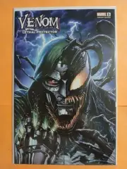 Venom #1 Lethal Protector Doom Mico Suayan Trade Variant Cover