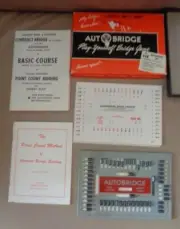 Auto Bridge Play Yourself Bridge Game 1959 in box simplified bridge course