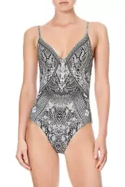 Camilla Swimwear Size S C/D Cup AU10 US6 BNWT One Tribe Print Soft Cup One Piece