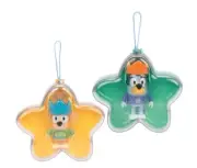 Bluey Christmas Star Toy Ornaments - Bluey & Bingo Bundle - New with Tag