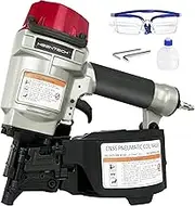 KEENTECH CN55 Air Coil Nailer,1 Inch To 2-1/4-Inch Pneumatic Nail Gun, Coil Nail Gun with Rapid Shooting Engine for Pallet, Crating, Framing, Fencing