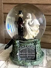 Skeleton Wedding Snow Globe Day Of Dead Halloween MUSCIAL DING DONG WITCH DEAD