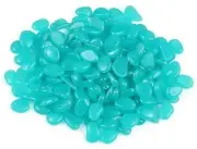 Party Zealot Inc 2Lb 400PCS Glow in the Dark Pebbles Stones for Indoor/Outdoor
