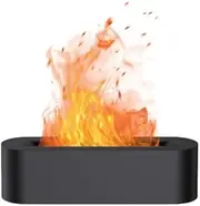 WYFAMILYTT Flame Air Diffuser humidifier Portable noiseless Aromatherapy diffusers Essential Oil diffusers for Household Office Yoga with No-Water Auto Shut-Off Protection