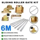 Sliding Gate Opener hardware kit Roller Guide Track Stopper wheels 6M AUS