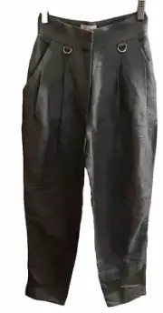 AJE Paperbark High Rise Linen Wide Leg Trouser Pants Green XXS 4 6 New RRP $295