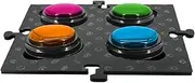 LASER Tech4Pets Black Talking Button Mat 2-Pack: Organize & Protect Your Buttons for Effective Pet Communication
