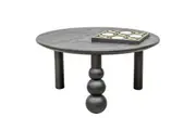 Willow & Silk 80cm Round Wooden Avoca Coffee/Side Table Furniture Home Decor