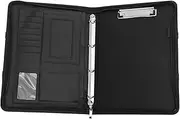 AUTSUPPL Loose-Leaf File Folder A4 Storage Bag Zipper Organizer Men's Document Pouch Easy to Carry