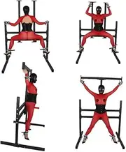 ZJPOJPH Restraint frame with ankle cuffs, handcuffs, sex furniture, SM sex bed, punishment bench, forced bondage, sex toys for men, women, couples