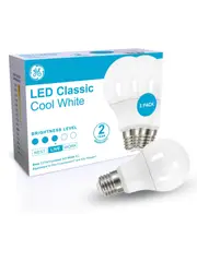 GE Classic 3 Pack 8.5W ES LED Globe in Cool White