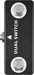 Domary Audio Dual Switch Dual Footswitch Foot Switch Pedal Full Metal Shell