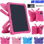 For Lenovo Tab M11 TB330FU Case Kids Friendly Shockproof Butterfly Stand Cover
