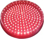 Traffic Signal Wick,300mm/12inch LED Traffic Light, Motorway Traffic Light, Junction Traffic Light,Red/Yellow/Green, Car and Pedestrian Road Signs, Industrial Traffic Signal (Size:DC12V,Color:Red)