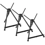 3 Pack 15" to 21" Adjustable Aluminum Tabletop Display Easel, Tripod Stand, Arms