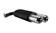 muffler for Toyota Corolla E11 HB 1.6 81kW 1997-2001 Double Round Tips 80mm