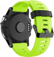 [MEIDAI] Floral Silicone Printed Pattern Replacement Band for Garmin Fenix 5X/Fenix 5X Plus/Fenix 3 Watch Straps