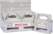 Satya Sai Baba White Sage Backflow Natural Incense 120 Cones in Pack of 12 Boxes | Best for Prayer, Meditation and Relaxation