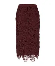 mesh skirt M BORDEAUX