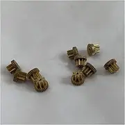 piccoli ingranaggi elettrici, 10PCS 8T-28T Metal Copper Gears 0.8MM Hole Diameter Double Reduction Gear 0.2M 28T - 0.4M 8T G-S