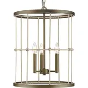 Progress Lighting P500418 Lattimore 3 Light 16"W Pendant - Brass